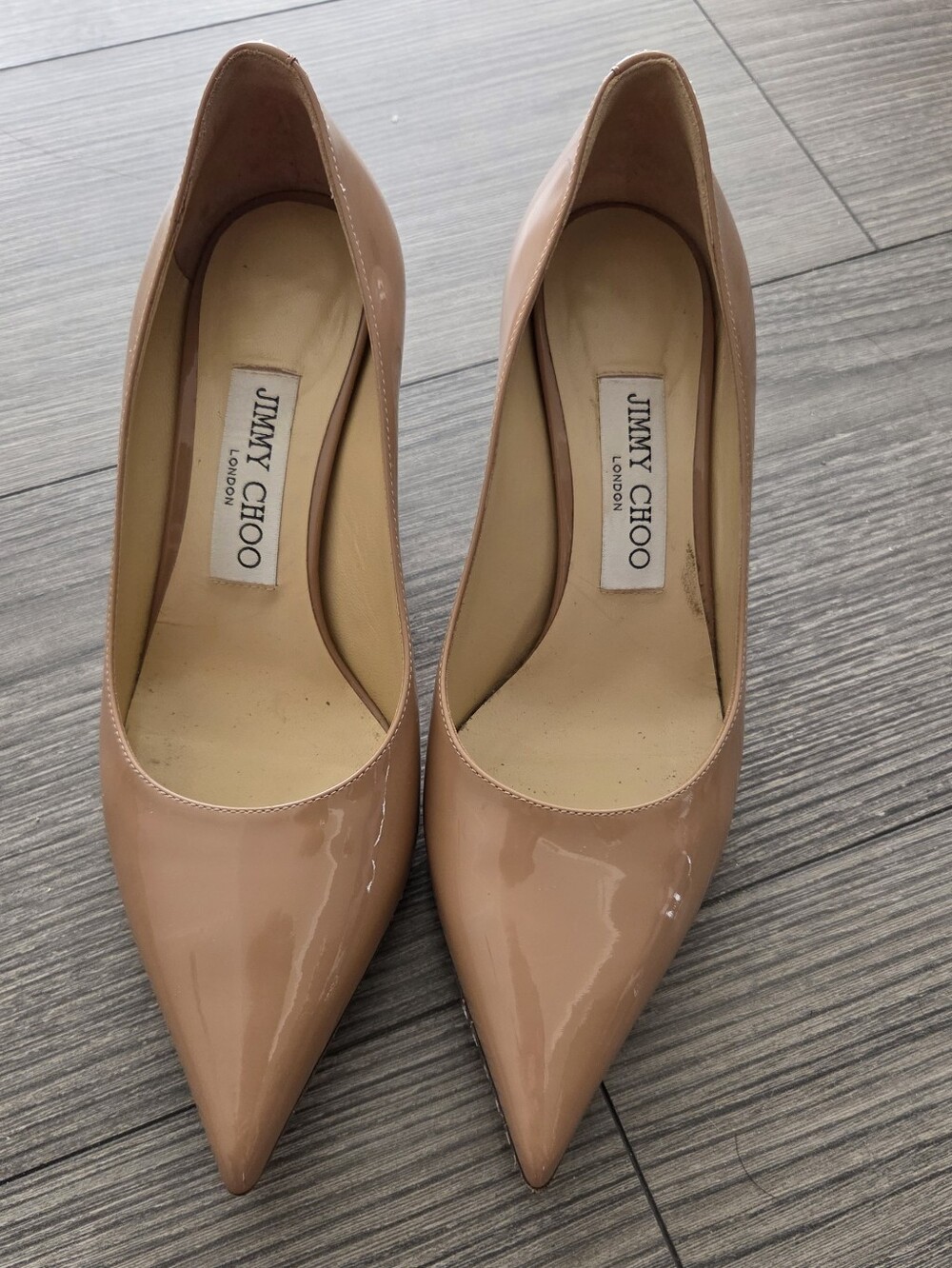 JIMMY CHOO Love 65 Nude Pump
